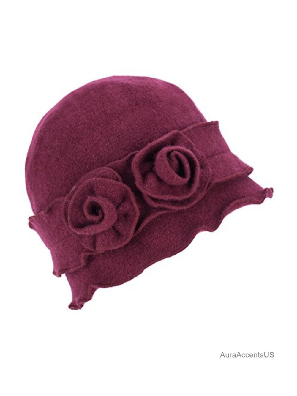 100% Wool Women's Gatsby Beret Beanie Winter Hat